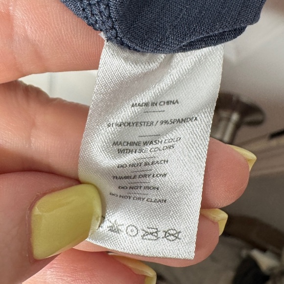 RHONE X PELOTON Men’s Navy Blue Moisture Wicking Athletic T-Shirt Size M - Picture 4 of 5